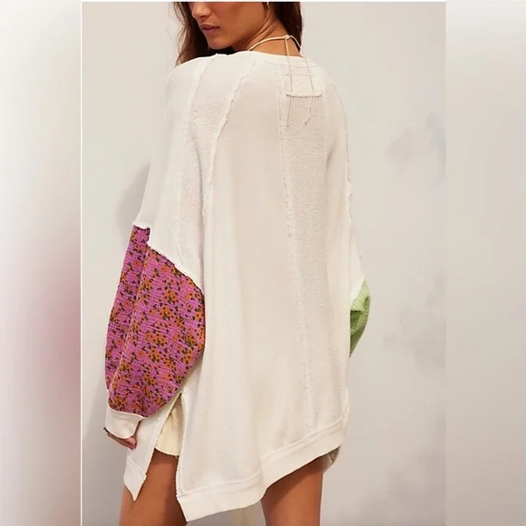 NWOT Free People We The Free Right On Cuff Sweatshirt - Picture 5 of 12